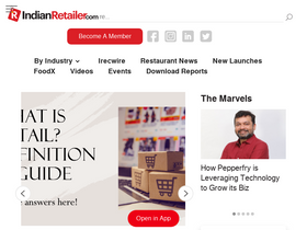 'indianretailer.com' screenshot