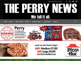 'theperrynews.com' screenshot