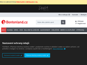 'bontonland.cz' screenshot