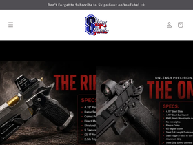 skipsguns.com homepage screenshot