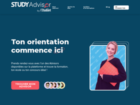 'studyadvisor.fr' screenshot