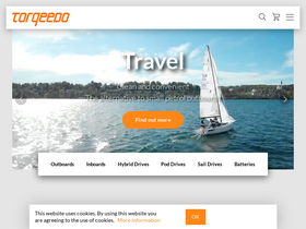 'torqeedo.com' screenshot
