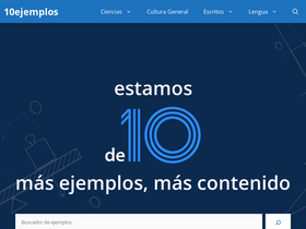 '10ejemplos.com' screenshot