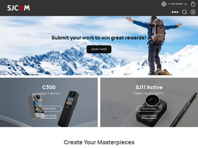 'sjcam.com' screenshot