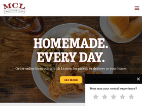 'mclhomemade.com' screenshot