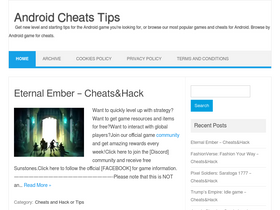 'mobilecheats.edu.pl' screenshot