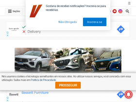 'estadodeminas.vrum.com.br' screenshot