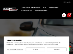 customimports.cl homepage screenshot