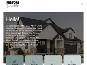'restoredecorandmore.com' screenshot