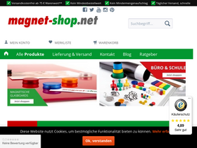 'magnet-shop.net' screenshot