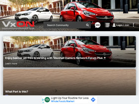 'vauxhallownersnetwork.co.uk' screenshot
