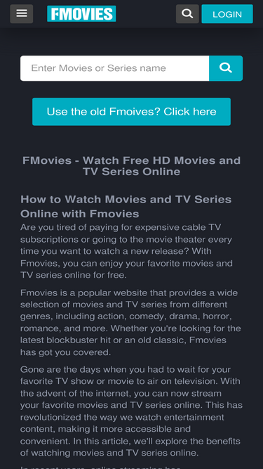 Fmovies discount old site