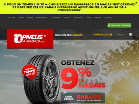 'pneusarabais.com' screenshot