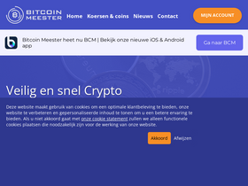 'bitcoinmeester.nl' screenshot