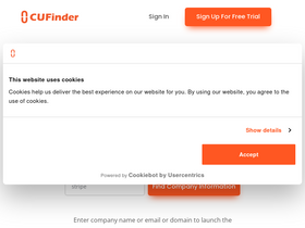 'companyurlfinder.com' screenshot