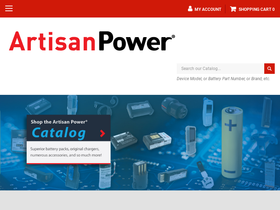 artisanpower.com homepage screenshot
