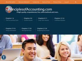 'principlesofaccounting.com' screenshot