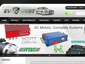 'evwest.com' screenshot