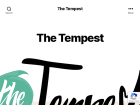 'thetempest.co' screenshot