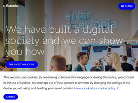 'e-estonia.com' screenshot