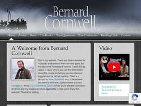 'bernardcornwell.net' screenshot