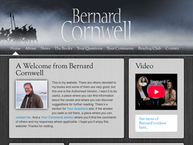 'bernardcornwell.net' screenshot