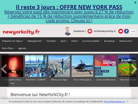 'newyorkcity.fr' screenshot