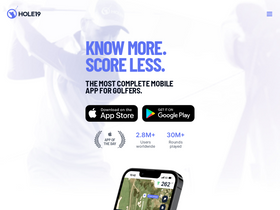 'hole19golf.com' screenshot