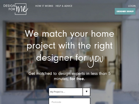'designfor-me.com' screenshot