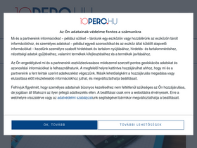 '10perc.hu' screenshot