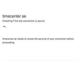 'timecenter.se' screenshot
