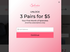 'splendies.com' screenshot