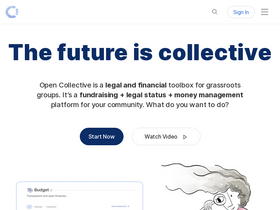 'opencollective.com' screenshot