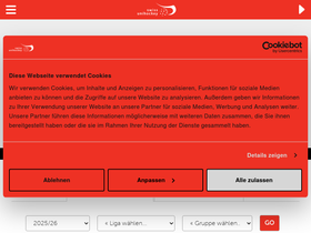 'swissunihockey.ch' screenshot