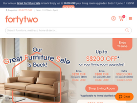 'fortytwo.sg' screenshot