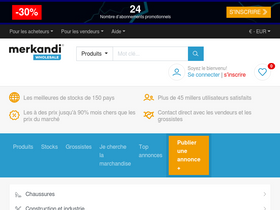 'merkandi.fr' screenshot