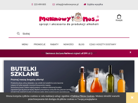 'malinowynos.pl' screenshot