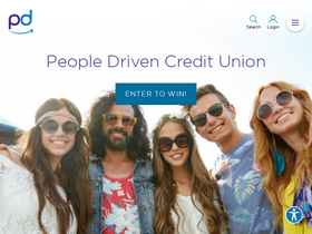 'peopledrivencu.org' screenshot