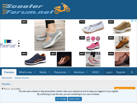 'scooterforum.net' screenshot