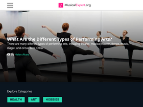 'musicalexpert.org' screenshot