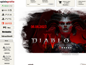 'spielegrotte.de' screenshot