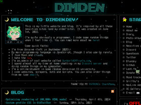 'dimden.dev' screenshot