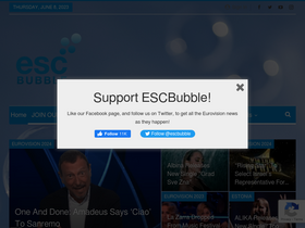 'escbubble.com' screenshot
