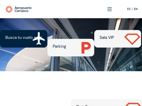 'aeropuertodecarrasco.com.uy' screenshot