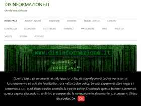 'disinformazione.it' screenshot