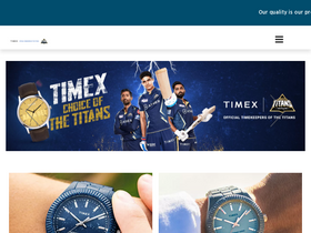'shop.timexindia.com' screenshot