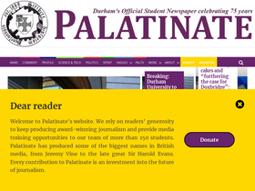 'palatinate.org.uk' screenshot