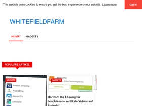 'whitefieldfarm.org' screenshot