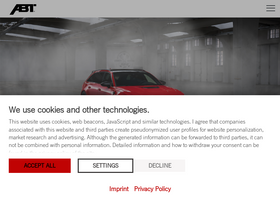 'abt-sportsline.com' screenshot