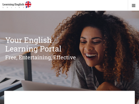 'learning-english-online.net' screenshot